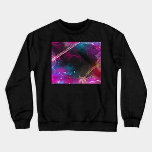 Abstract ink and metallics Crewneck Sweatshirt